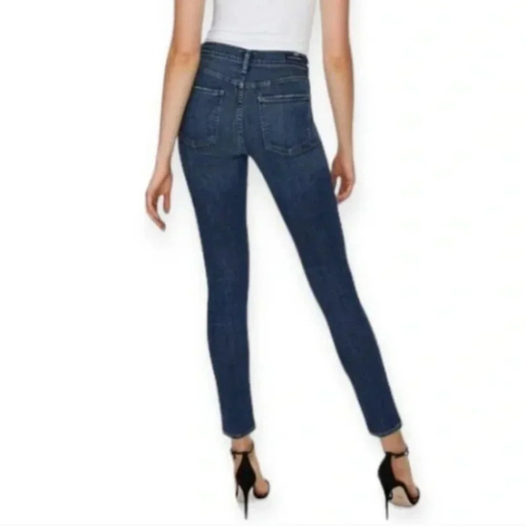 Citizens of Humanity | Rocket High Rise Skinny Jean in Blue Dark Wash - Size 25 - Picture 2 of 13